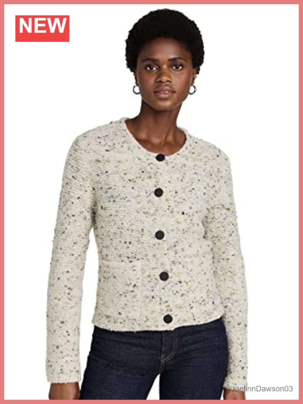 Theory Women's Tweed Boucle Cardigan